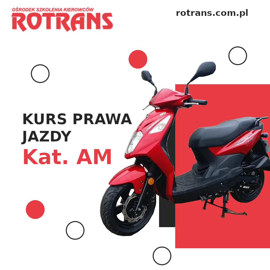 Kurs Prawa Jazdy Kat AM OSK Rotrans